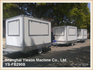 Ys-Fb290b New Finished! Ice Cream Trailer Mobile Food Car for Sale